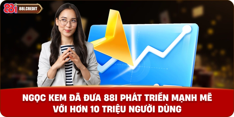 CEO Ngọc Kem đã đưa 88i phát triển mạnh mẽ với hơn 10 triệu người dùng